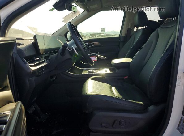 KNDNE5KA4S6042391 2025 KIA CARNIVAL White Вид салону спереду