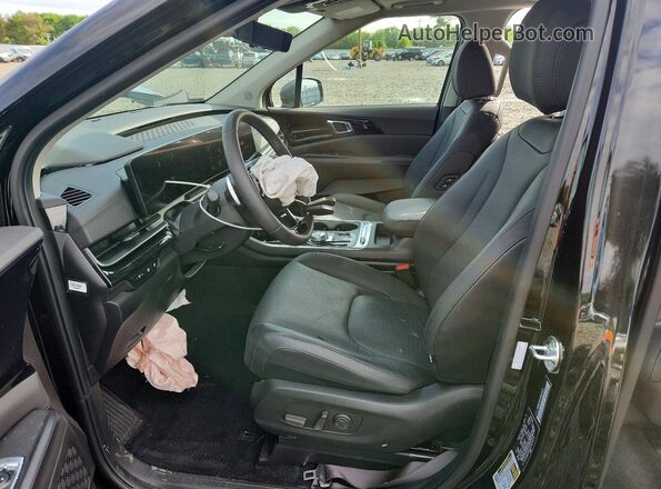 KNDNE5KA5S6030475 2025 KIA CARNIVAL Black Front interior view
