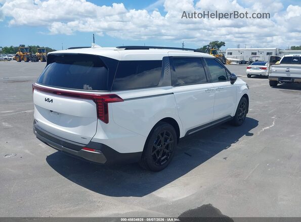 KNDNE5KA9S6065343 2025 KIA CARNIVAL MPV HYBRID White Задня права чверть
