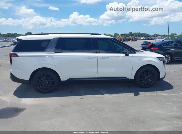 KNDNE5KA9S6065343 2025 KIA CARNIVAL MPV HYBRID White Вид задньої частини салону