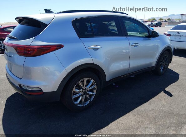 KNDP63AC0M7872036 2021 KIA SPORTAGE Silver უკანა მარჯვენა
