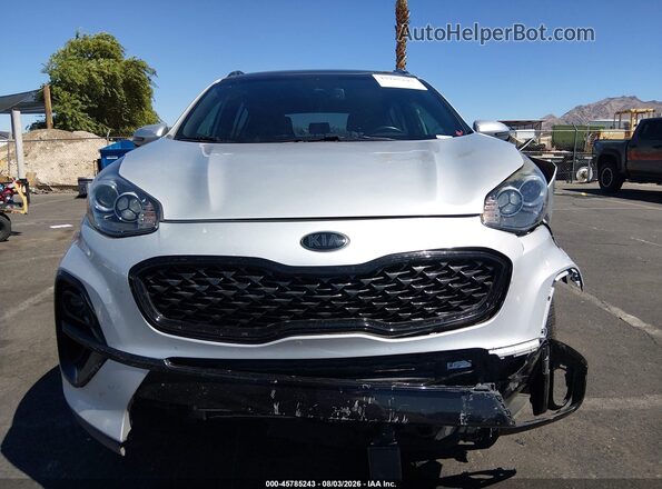 KNDP63AC0M7872036 2021 KIA SPORTAGE Silver ხელსაწყოთა პანელის ხედი