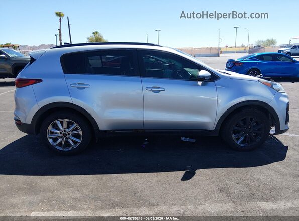 KNDP63AC0M7872036 2021 KIA SPORTAGE Silver უკანა სალონის ხედი