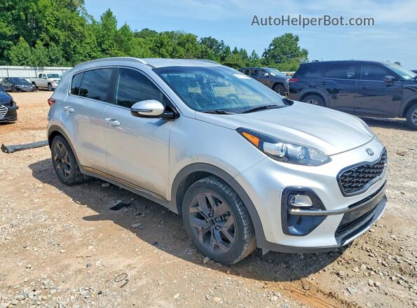 KNDP63AC0M7906668 2021 KIA SPORTAGE Silver Առջևի աջ