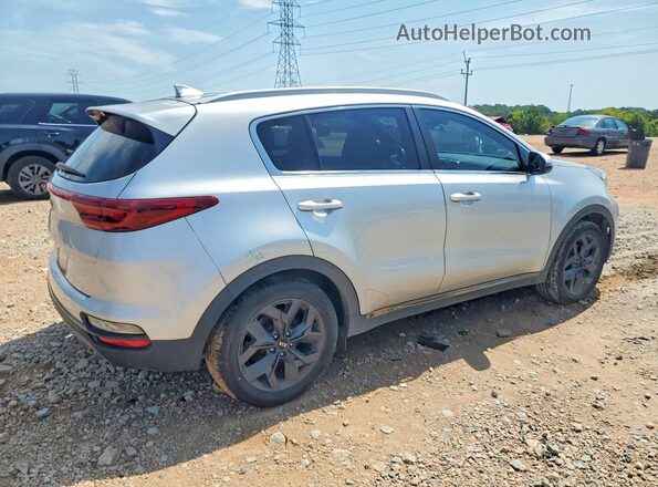 KNDP63AC0M7906668 2021 KIA SPORTAGE Silver Հետևի աջ