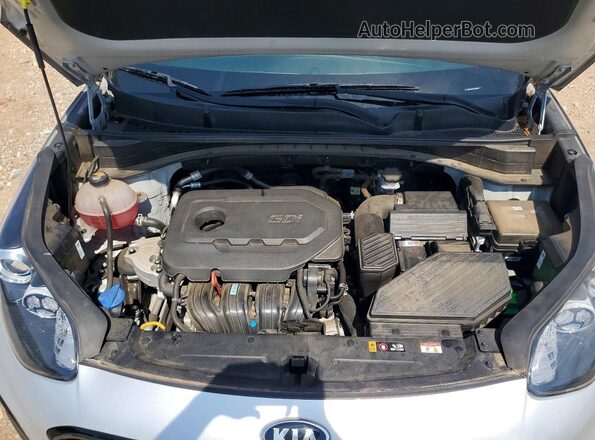 KNDP63AC0M7906668 2021 KIA SPORTAGE Silver Շարժիչի բաժամունքի տեսք