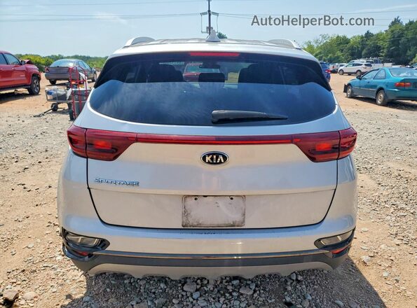 KNDP63AC0M7906668 2021 KIA SPORTAGE Silver Հետևի տեսք