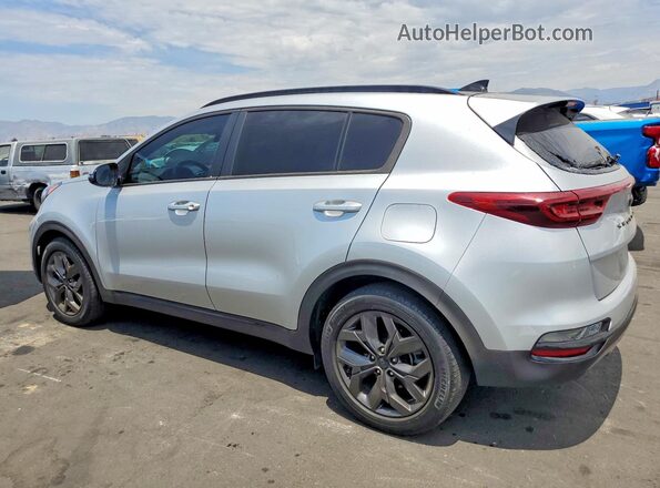 KNDP63AC1M7936469 2021 KIA SPORTAGE Silver Rear left
