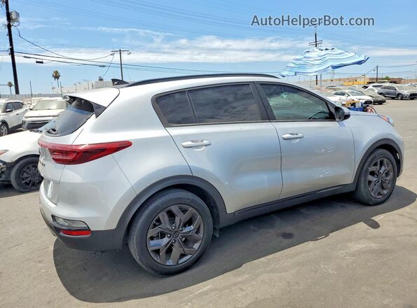 KNDP63AC1M7936469 2021 KIA SPORTAGE Silver Rear right