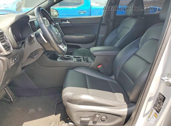 KNDP63AC1M7936469 2021 KIA SPORTAGE Silver Front interior view