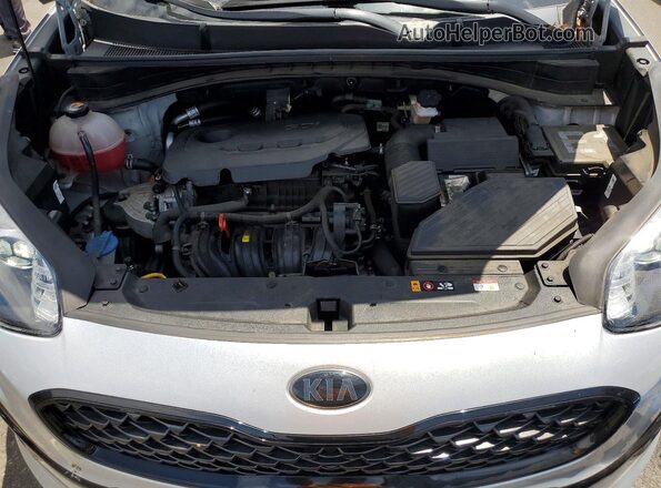 KNDP63AC1M7936469 2021 KIA SPORTAGE Silver Engine compartment view