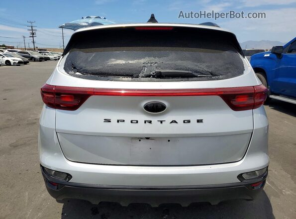 KNDP63AC1M7936469 2021 KIA SPORTAGE Silver Rear view
