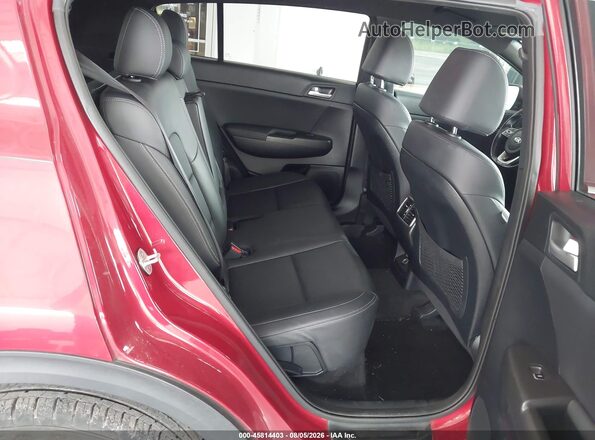 KNDP63AC3L7668586 2020 KIA SPORTAGE Burgundy VIN კოდის სტიკერის ხედი