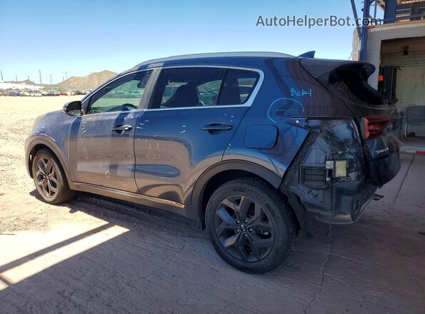 KNDP63AC3L7824335 2020 KIA SPORTAGE Blue Հետևի ձախ