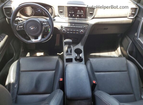 KNDP63AC3L7824335 2020 KIA SPORTAGE Blue Առջևի վահանակի տեսք