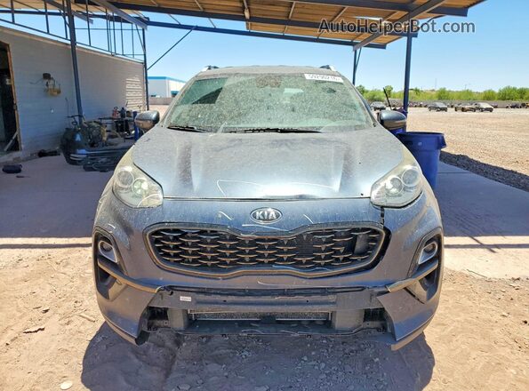 KNDP63AC3L7824335 2020 KIA SPORTAGE Blue Դիմացի տեսք