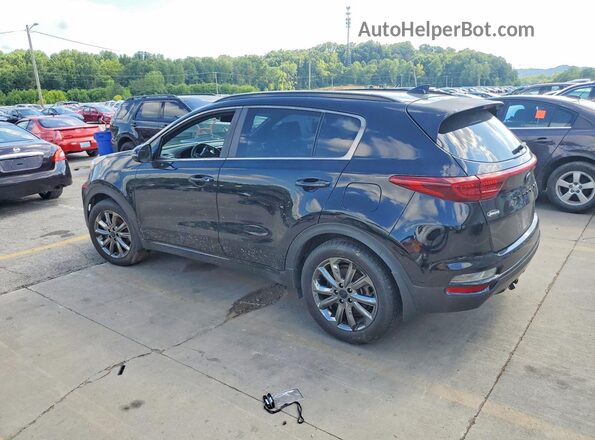 KNDP63AC3M7873925 2021 KIA SPORTAGE Black Trasero izquierdo