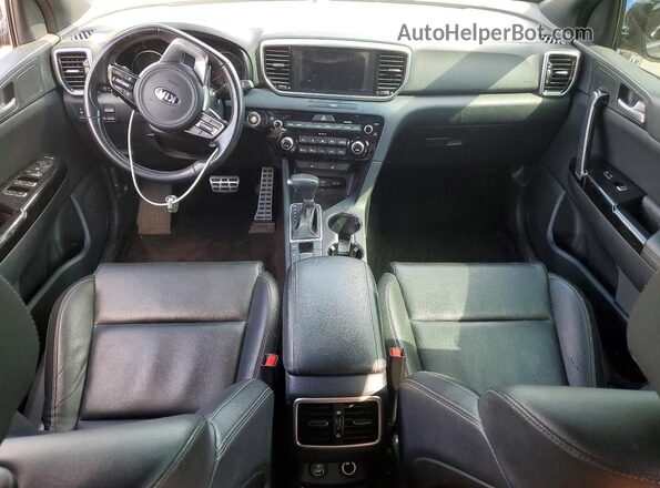 KNDP63AC3M7873925 2021 KIA SPORTAGE Black Vista del salpicadero