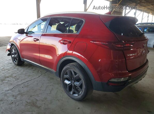 KNDP63AC5L7716086 2020 KIA SPORTAGE Red Հետևի ձախ