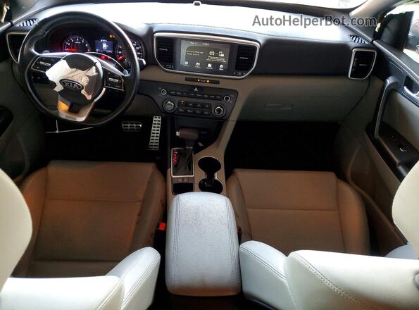 KNDP63AC5L7716086 2020 KIA SPORTAGE Red Առջևի վահանակի տեսք