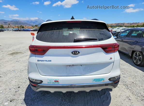 KNDP63AC5L7839189 2020 KIA SPORTAGE White Հետևի տեսք