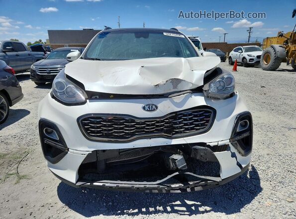 KNDP63AC5L7839189 2020 KIA SPORTAGE White Դիմացի տեսք