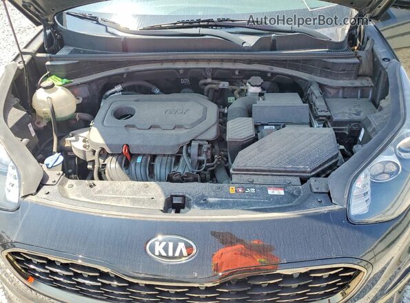 KNDP63AC6L7710829 2020 KIA SPORTAGE Black Engine compartment view