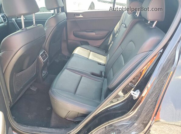 KNDP63AC6L7710829 2020 KIA SPORTAGE Black Rear interior view