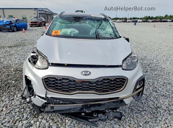 KNDP63AC8L7823617 2020 KIA SPORTAGE Silver Front view