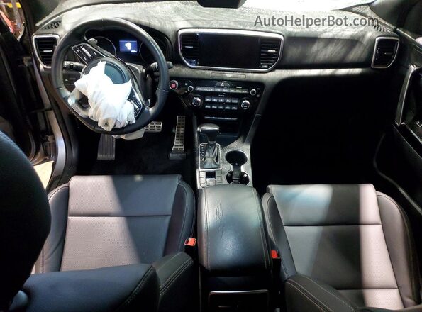 KNDP63AC8N7021961 2022 KIA SPORTAGE Silver Widok deski rozdzielczej