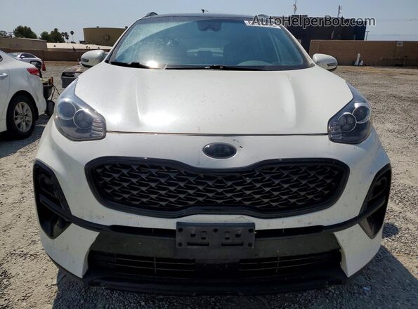 KNDP63AC9M7871211 2021 KIA SPORTAGE White წინა ხედი