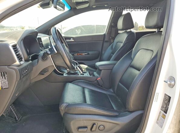 KNDP63AC9M7871211 2021 KIA SPORTAGE White წინა სალონის ხედი