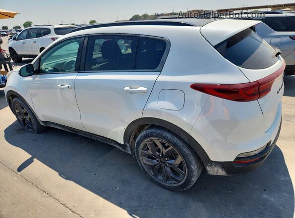 KNDP63AC9M7937871 2021 KIA SPORTAGE White Հետևի ձախ