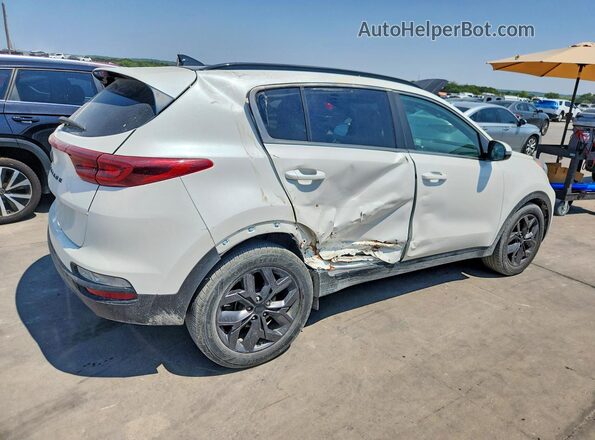 KNDP63AC9M7937871 2021 KIA SPORTAGE White Հետևի աջ