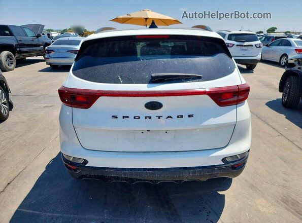 KNDP63AC9M7937871 2021 KIA SPORTAGE White Հետևի տեսք