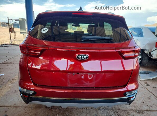KNDP63ACXL7807676 2020 KIA SPORTAGE Красный Вид сзади