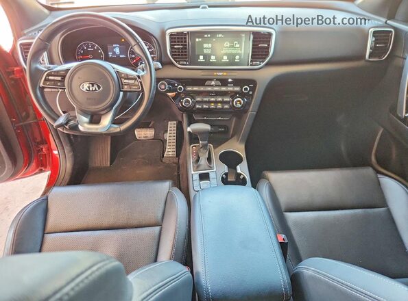KNDP63ACXL7807676 2020 KIA SPORTAGE Красный Вид панели приборов