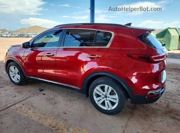 KNDP63ACXL7807676 2020 KIA SPORTAGE Красный Задняя левая четверть