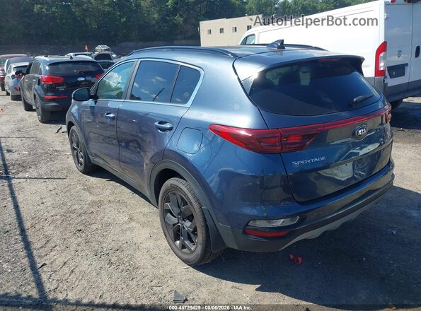 KNDP6CAC0L7689461 2020 KIA SPORTAGE Blue Задня ліва чверть
