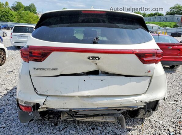KNDP6CAC0L7772985 2020 KIA SPORTAGE White Հետևի տեսք