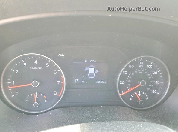 KNDP6CAC0L7772985 2020 KIA SPORTAGE White Սարքավորումների վահանակի տեսք