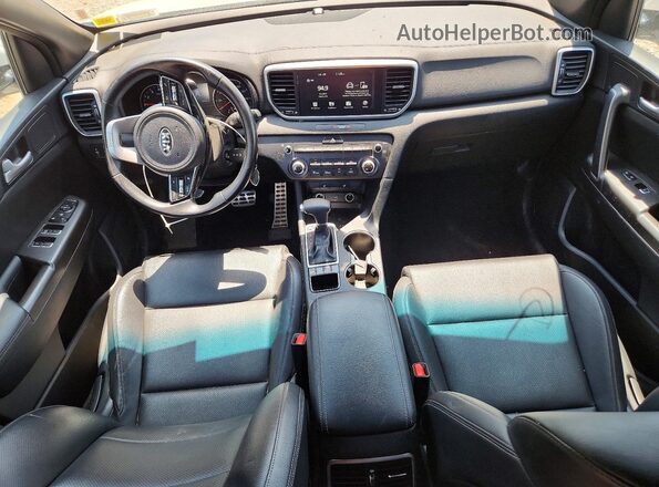 KNDP6CAC0L7772985 2020 KIA SPORTAGE White Առջևի վահանակի տեսք