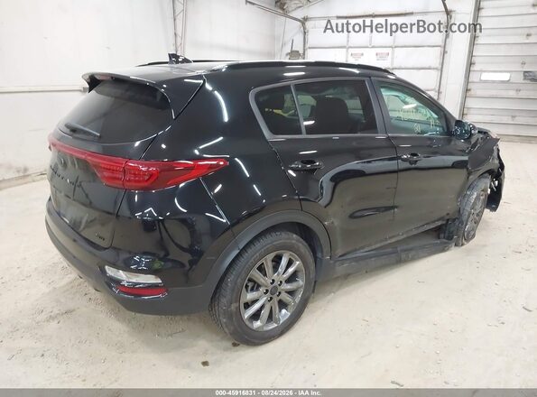 KNDP6CAC0M7886096 2021 KIA SPORTAGE Black Rear right