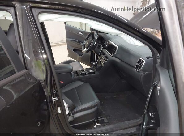 KNDP6CAC0M7886096 2021 KIA SPORTAGE Black Front interior view
