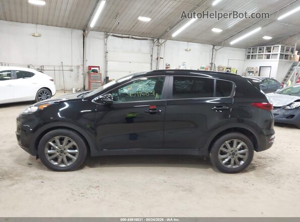 KNDP6CAC0M7886096 2021 KIA SPORTAGE Black 360 interior view
