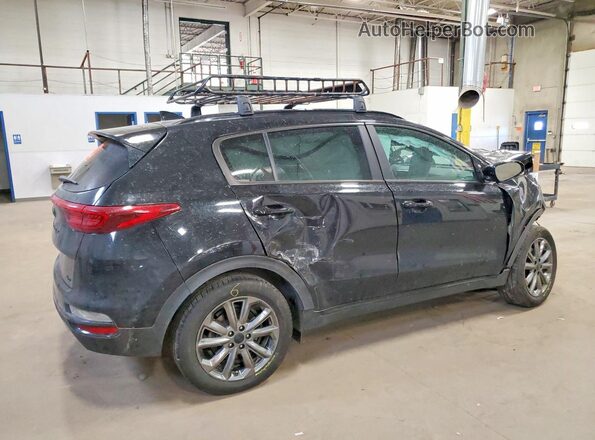 KNDP6CAC0N7997782 2022 KIA SPORTAGE Black უკანა მარჯვენა