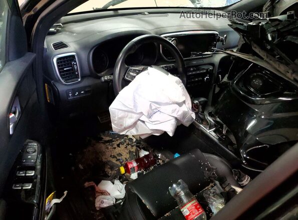 KNDP6CAC0N7997782 2022 KIA SPORTAGE Black წინა პანელის ხედი