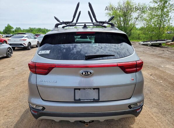 KNDP6CAC1L7649647 2020 KIA SPORTAGE Gray Rear view