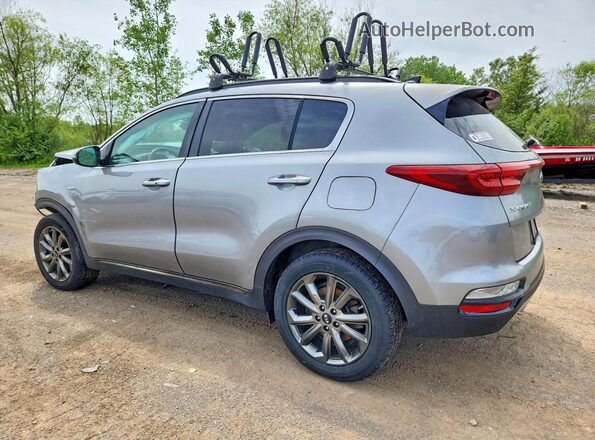 KNDP6CAC1L7649647 2020 KIA SPORTAGE Gray Rear left