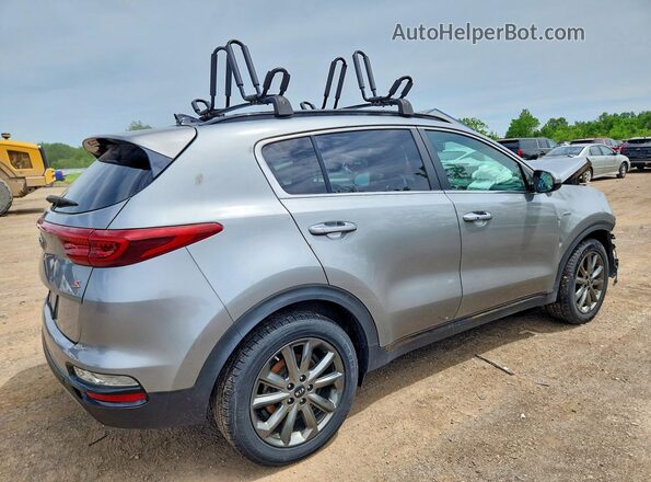 KNDP6CAC1L7649647 2020 KIA SPORTAGE Gray Rear right